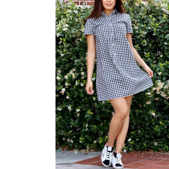 DENIMIST SHORT SLEEVE SHIRTDRESS - Picture 1 of 5